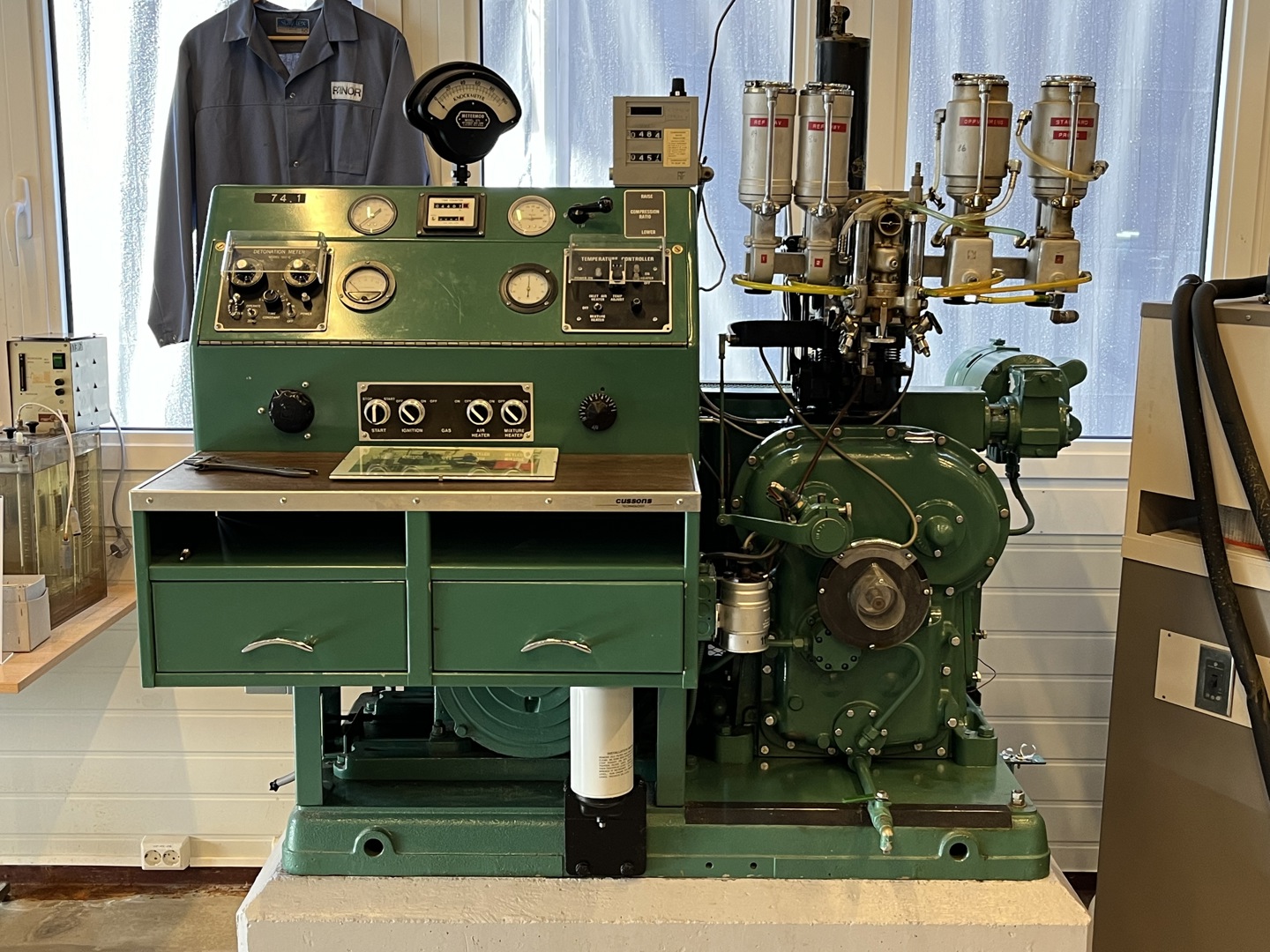 Oktanmotor til museet